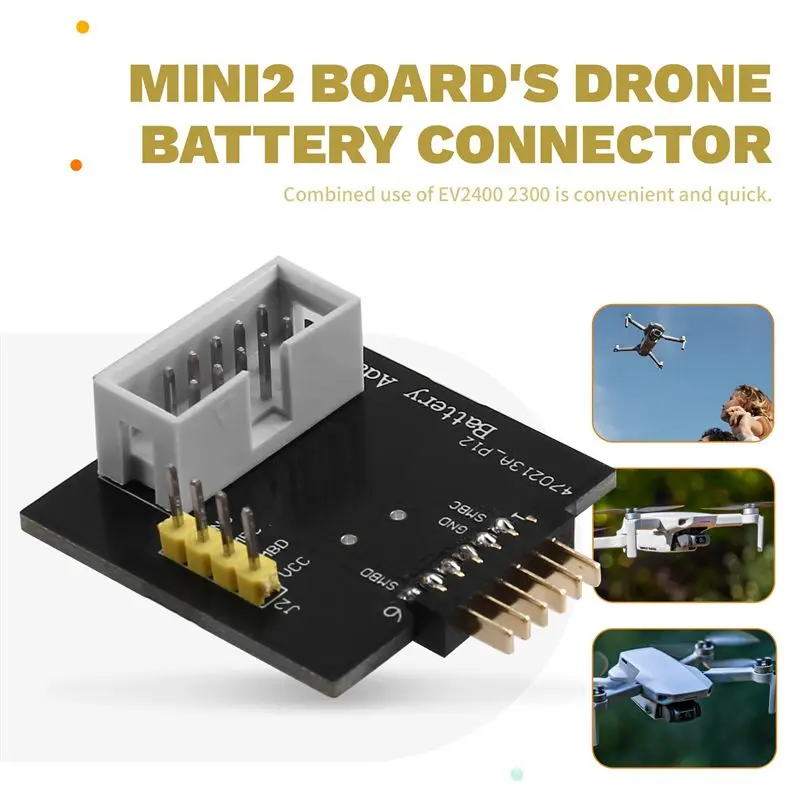 ABRI-Battery Adapter For DJ Mini EV2400 Ev2300 Debugger No Need To Open Battery Connection