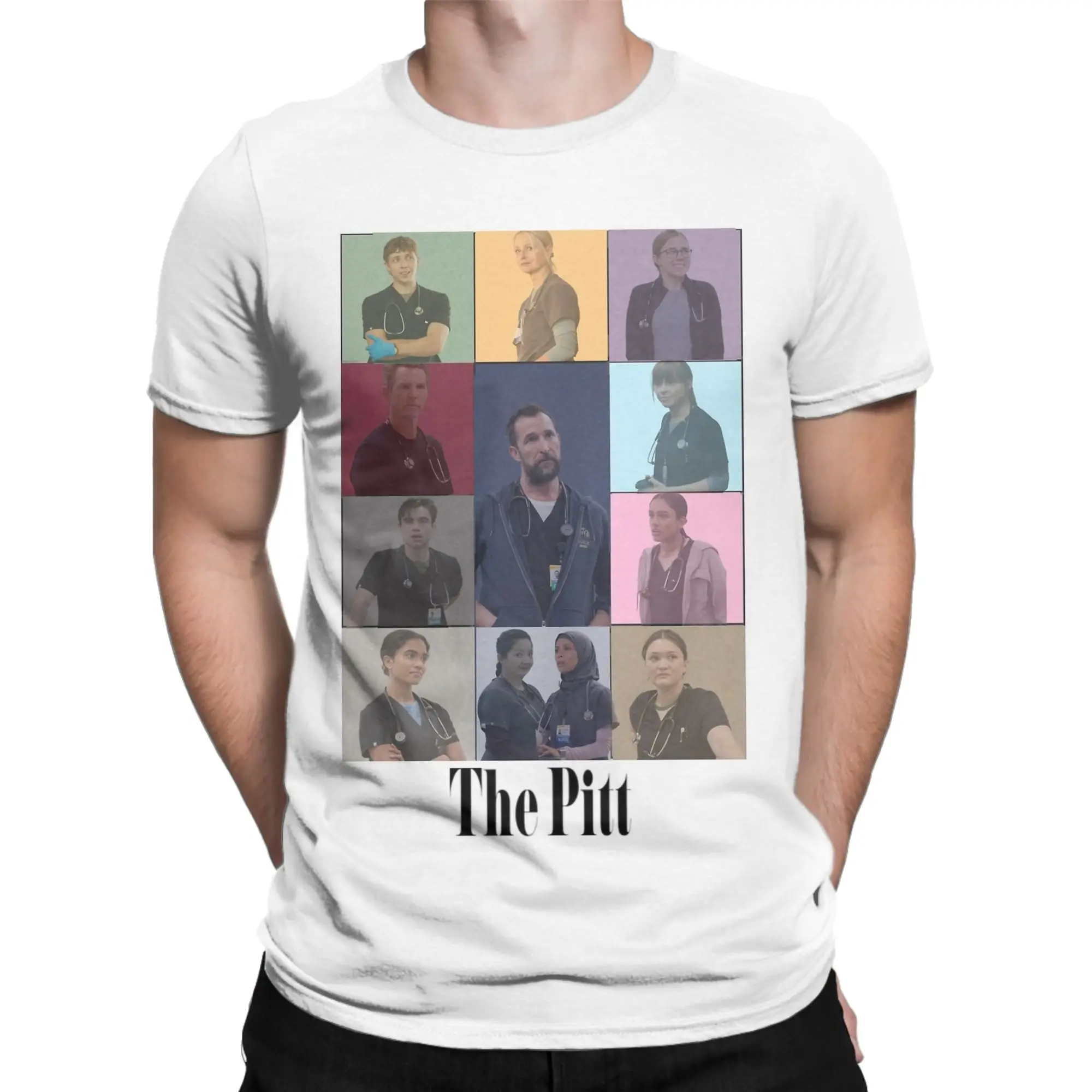 All Seasons The Pitt  T Shirt For Unisex Dr. Jack Dr. Robby 100% Cotton T-shirts Short Sleeve Tops