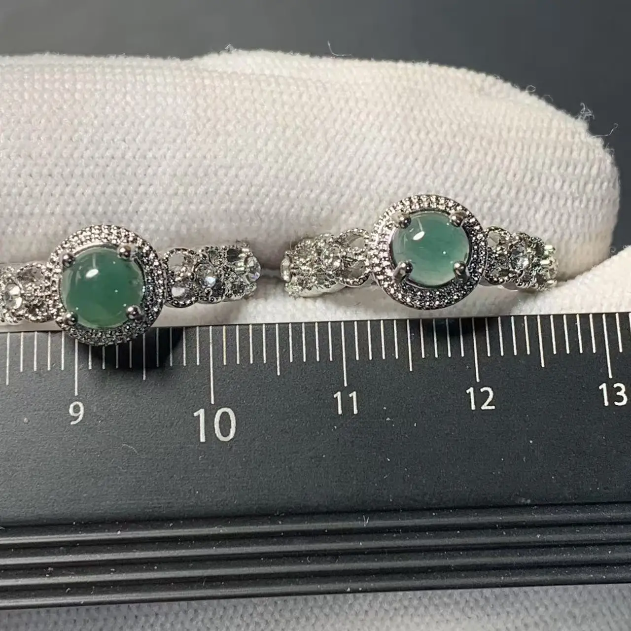 Natural Burma Jade Ring Adjustable Female Ring Jewelry for Women Gift Wholesale High Quality Vintage Fine view 3