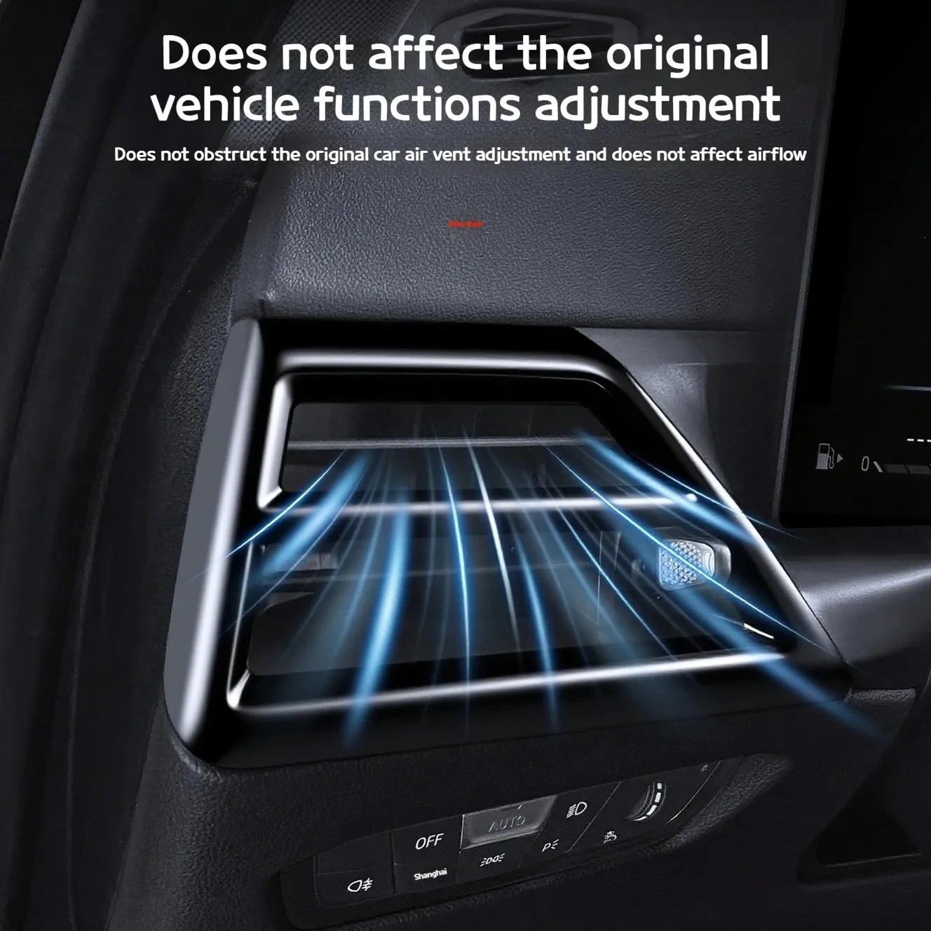 Car Center Control Dashboard Air Vent Cover Trim Air Vent Outlet Sticker Interior Accessories For BMW 3 Series G20 2020-2025
