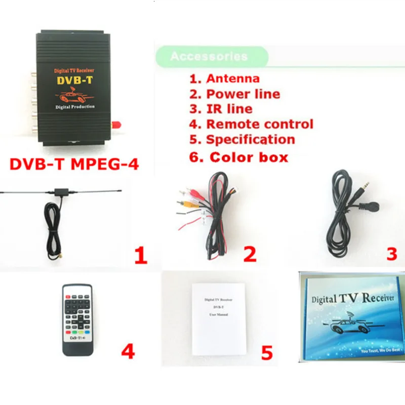 2023 New Arrival M-588x DVB-T MPEG-4 Digital TV Box Receiver Mini TV Box Used In Europe