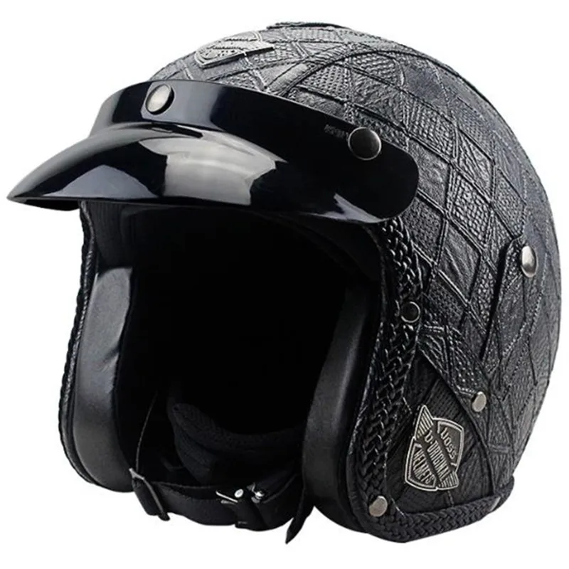 High quality ABS And EPS classic retro Open face 3/4 helmet, for Harley motorcycle and cruise motorcycle protection helmets