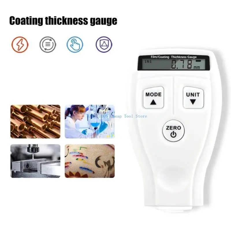 G6KA Paint Intexness Gauge Digital Car Digital Electroplate Loating Coating Tester Calibration