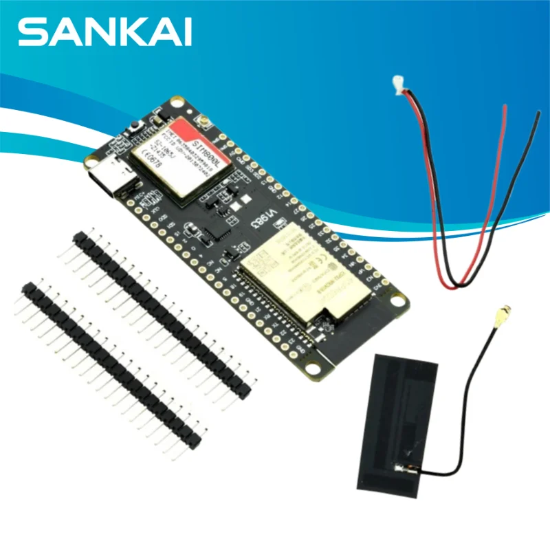 Kit de Electrónica DIY TTGO T-Call V1.4 ESP32 WIFI, Módulo Inalámbrico Compatible con Bluetooth, Tarjeta SIM SIM800L, Reemplaza a SIM800H