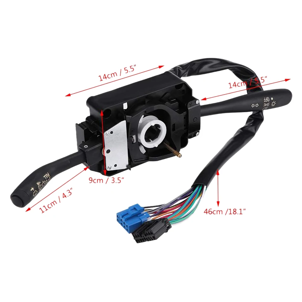 Car Turn Signal Light Control Lights Signal Wiper Control Combination Switch 8973640740 for NPR NPR NQR