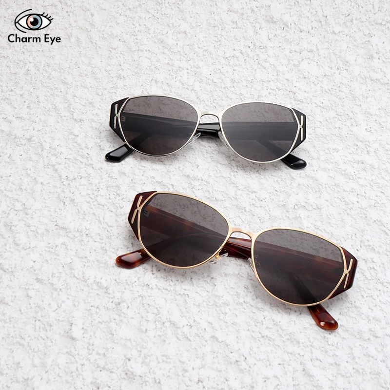 

New Fashion Women Outdoor Sunscreen Sunglasses High Quality Handmade Acetate Original Design Oval UV Protection SUN GLASSES