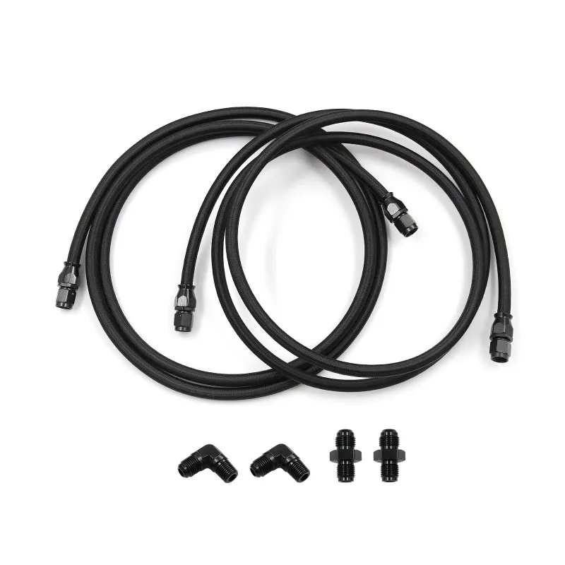 A60E-Transmission Cooler Pipeline PTFE Components Set 6AN 7FT For GM 4L60 700R4 TH350 TH400