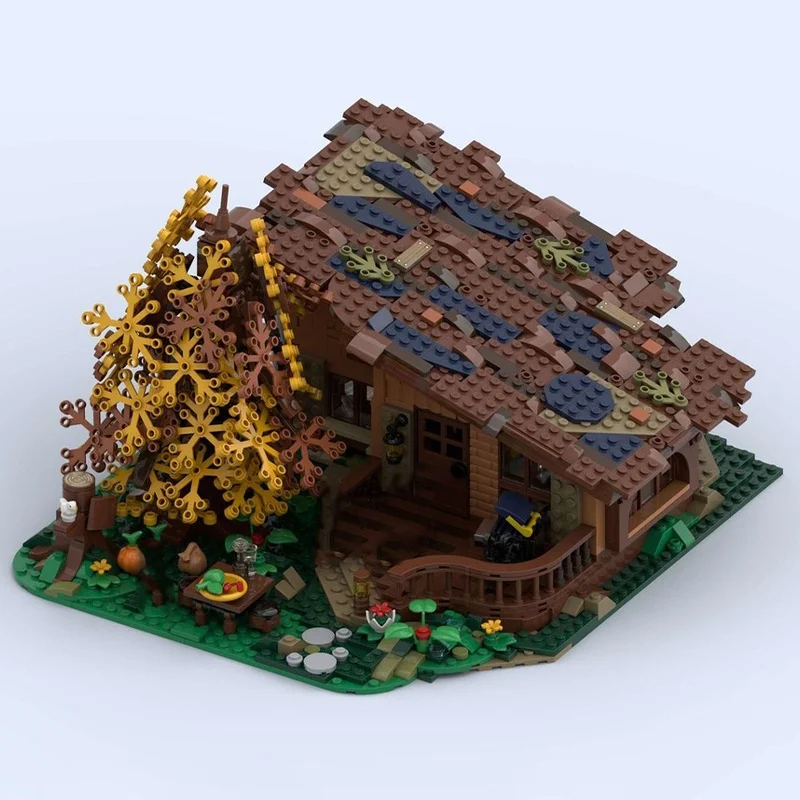 1729 قطعة MOC أفكار منزل التنوب ونماذج بناء هدية الكريسماس كتل العمارة لتقوم بها بنفسك لعبة فكرة إبداعية عيد ميلاد الاطفال #2