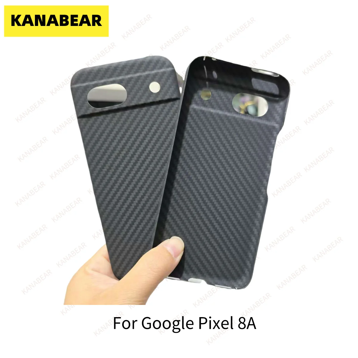 

KANABEAR For Google Pixel 8 A Case carbon fiber Military Grade Bumpers Armor Cover Aramid fiber Ultra-thin Pixel 8 A 5G Case