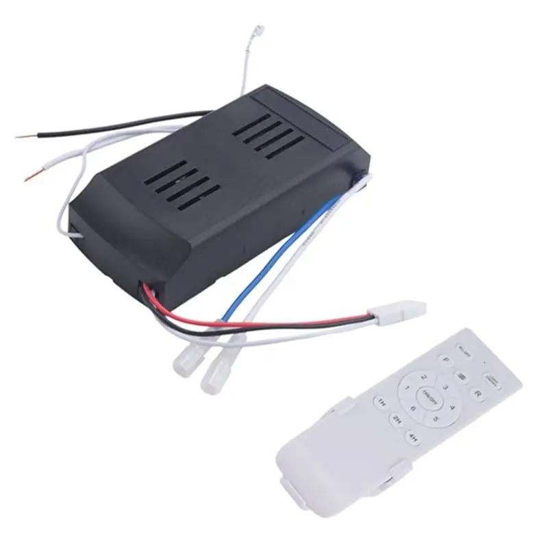 Universal Ceiling Fan Remote Control Kit 50W 6-Speed Timing Function For DC Ceiling Fan Light