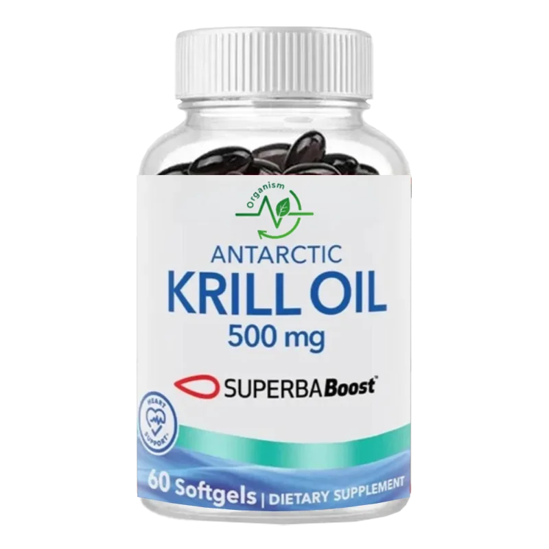 

Масло Антарктического криля -60 мягких желатиновых капсул поддерживает общее и суставное здоровье.
