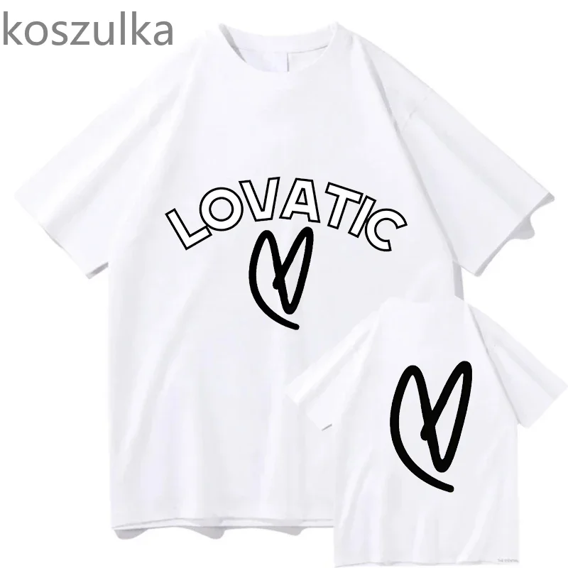 Funny Demi Lovato You'll Be Ok Kid T Shirts Heart Harajuku Singer Men's Women's T-shirt Goth Clothes Tops Y2k Graphic Streetwear