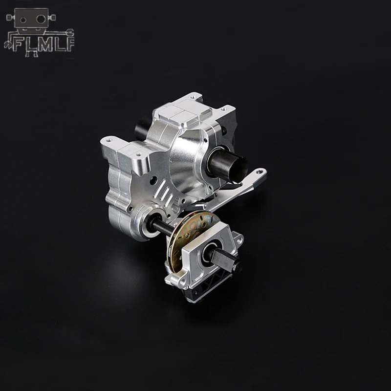 Rc Car Complete CNC Metal Gearbox Middle Transmission Box Assembly Set Fit 1/5 HPI ROFUN BAHA ROVAN KM BAJA 5B 5T 5SC Truck Part