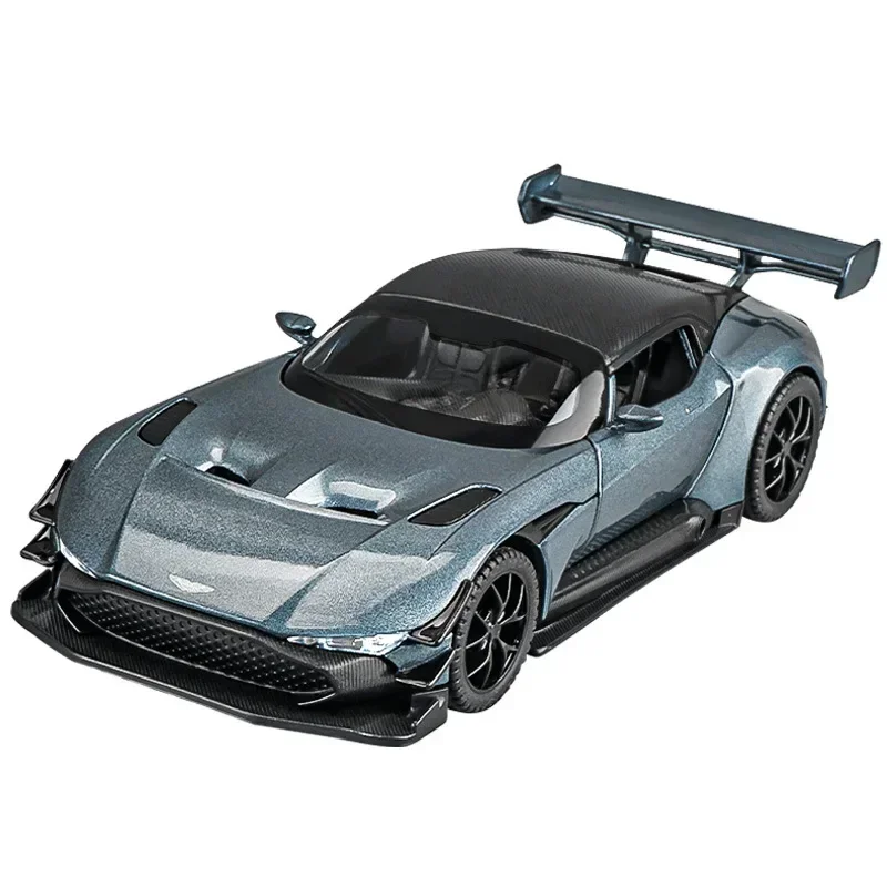 1:32 aston martin vulcan carro esportivo simulação diecast liga de metal modelo carro som luz puxar para trás coleção crianças brinquedos presentes