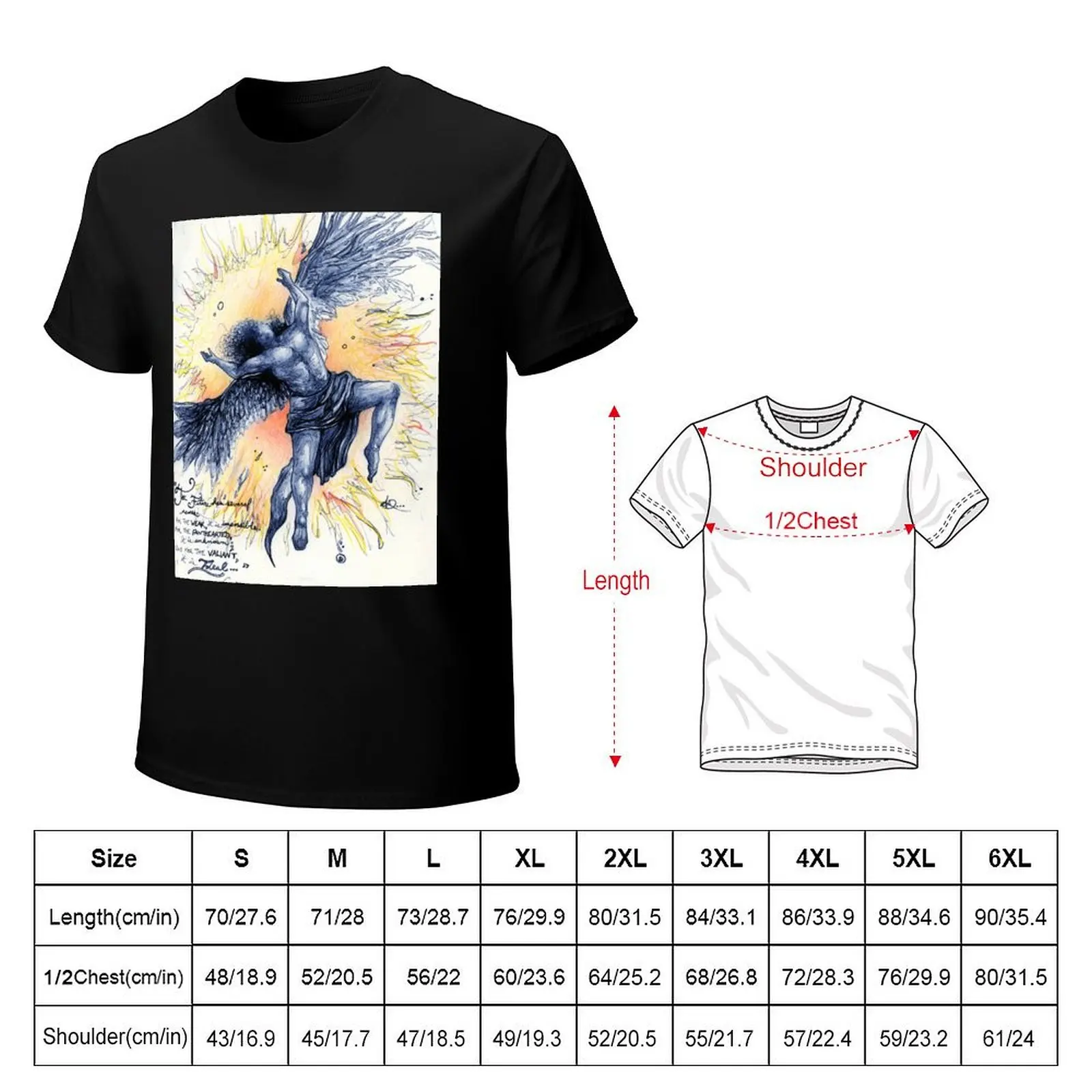 Icarus T-Shirt Anti-Fade Casual Tee Shirt