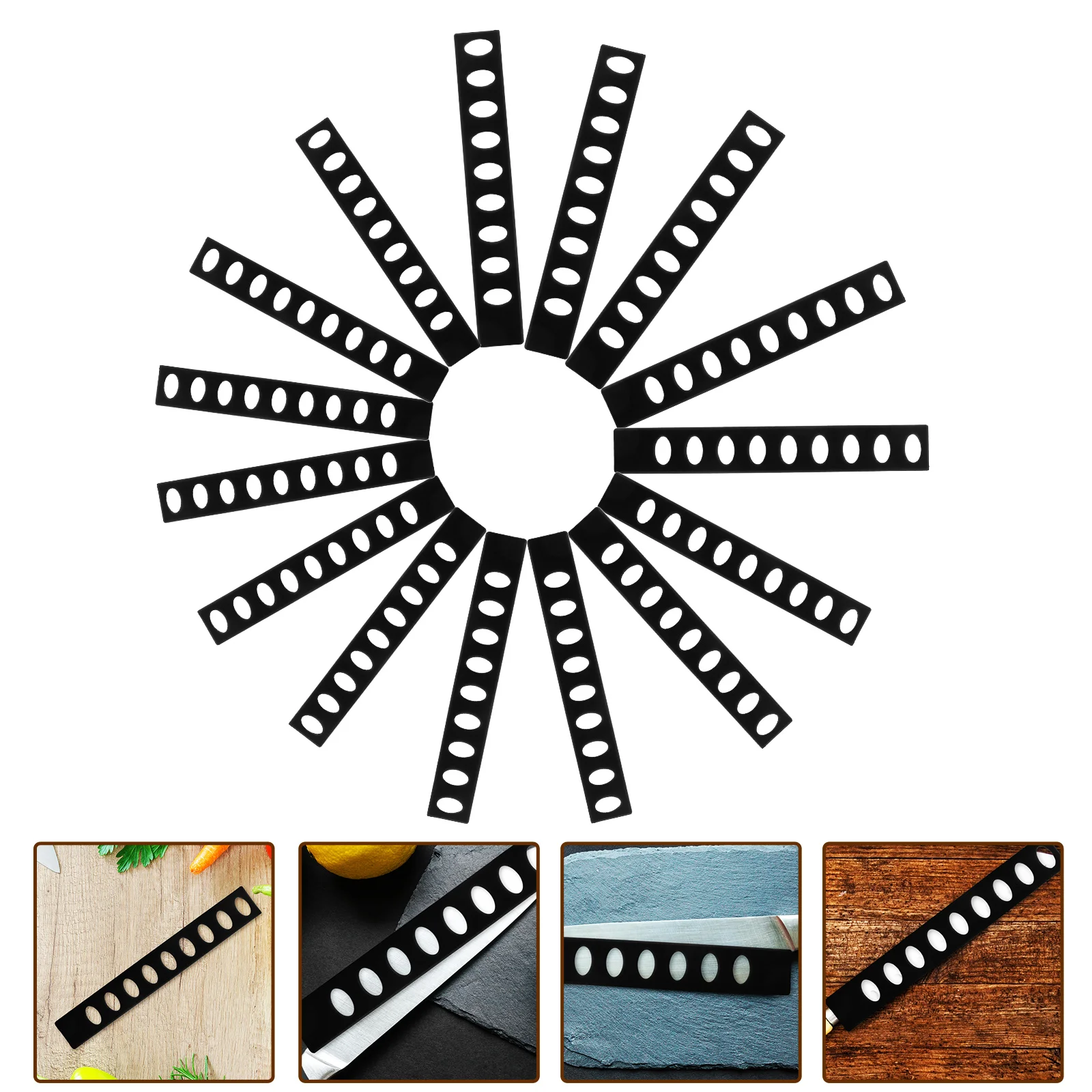 

15pcs Knife Protector Edge Guard Bread Plastic Protection Cover Home Reliable Practical Kitchen Camping