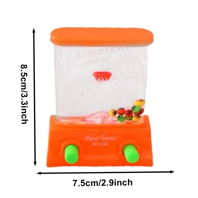 Handheld Water Game Sensory Miniature Arcade Set Small Arcade Machine Games Fine Motor Toys Educational Toys Retro Pastime Water