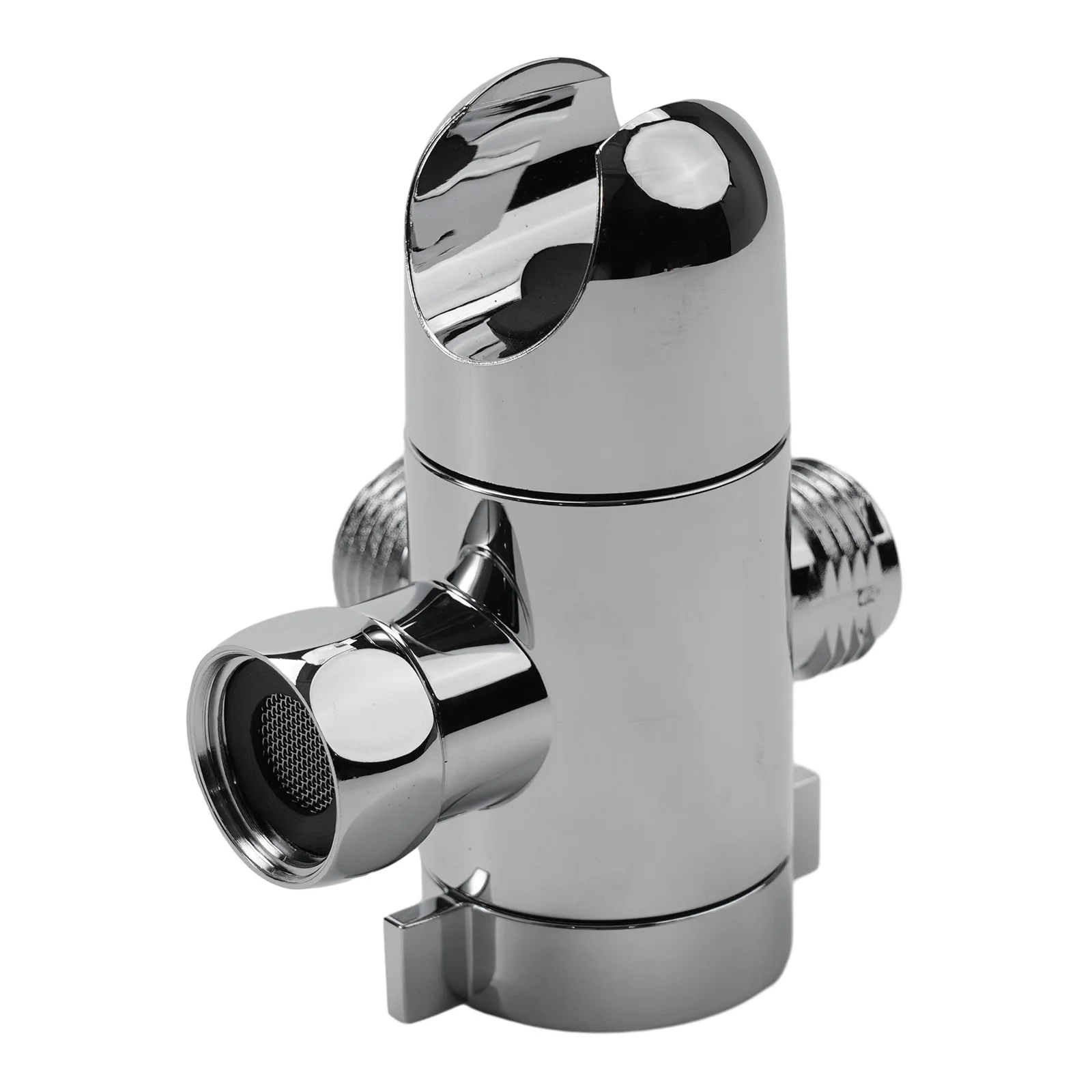 Bathroom Home Shower Head Diverter 3 Way Diverter For Handheld Shower Head Showering Component Silver ABS Adjustable