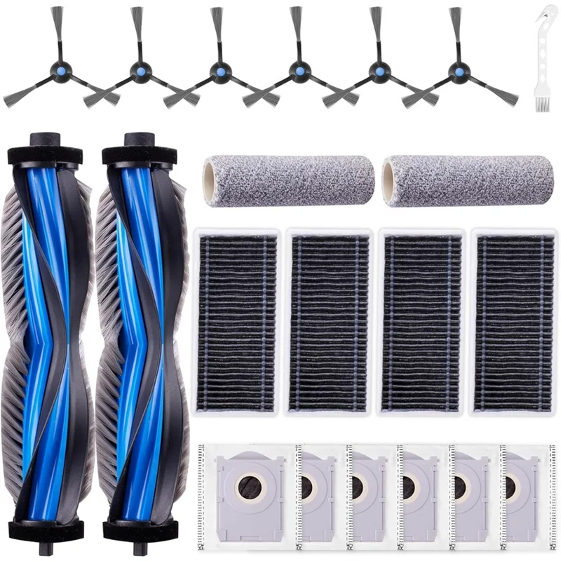 【الأجهزة المنزلية】طقم قطع الغيار (21 حزمة) لملحقات مكنسة الروبوت ECOVACS DEEBOT X8 PRO OMNI/X8 OMNI