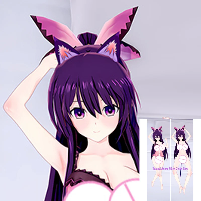 

Dakimakura Anime Seduce Beautiful Women With Giant Breasts Double-sided Pillow Cover Print Life-size body pillows cover Adult