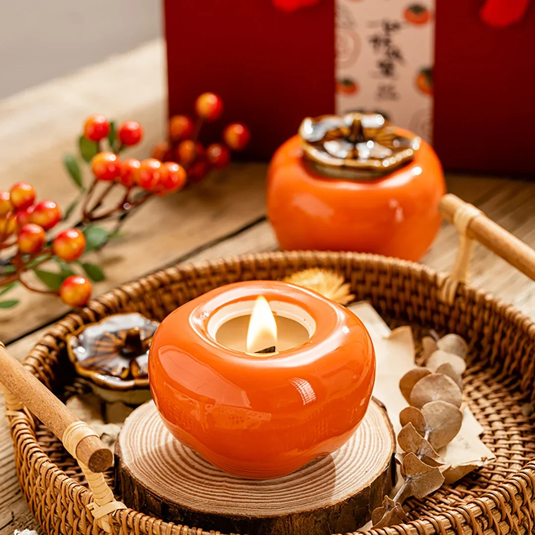 Premium Tangerine Orange Aromatherapy Candle Natural Soy Candle Scenic Home Decor Gift Candle for Friends Scented Candles