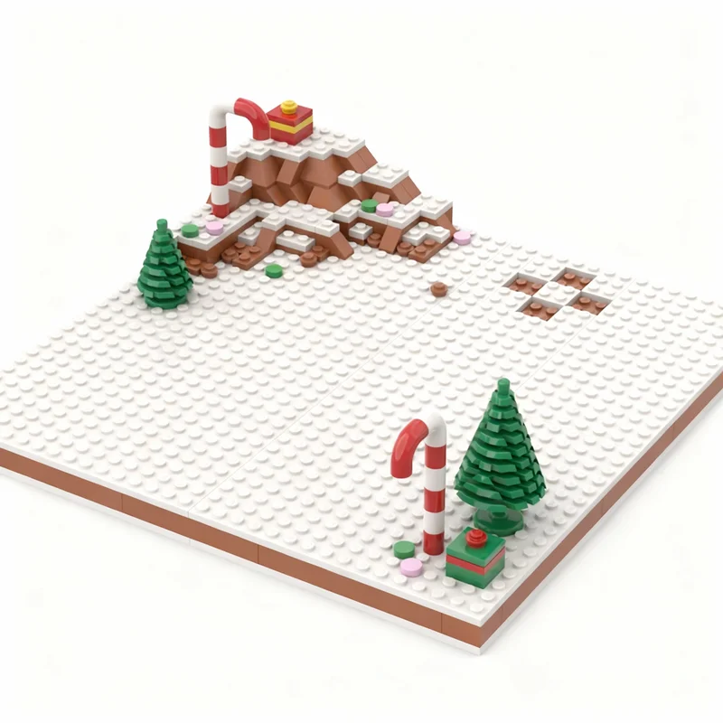 Art Craft Winter - 210pcs MOC Star Battle Baseplate AT-AT™