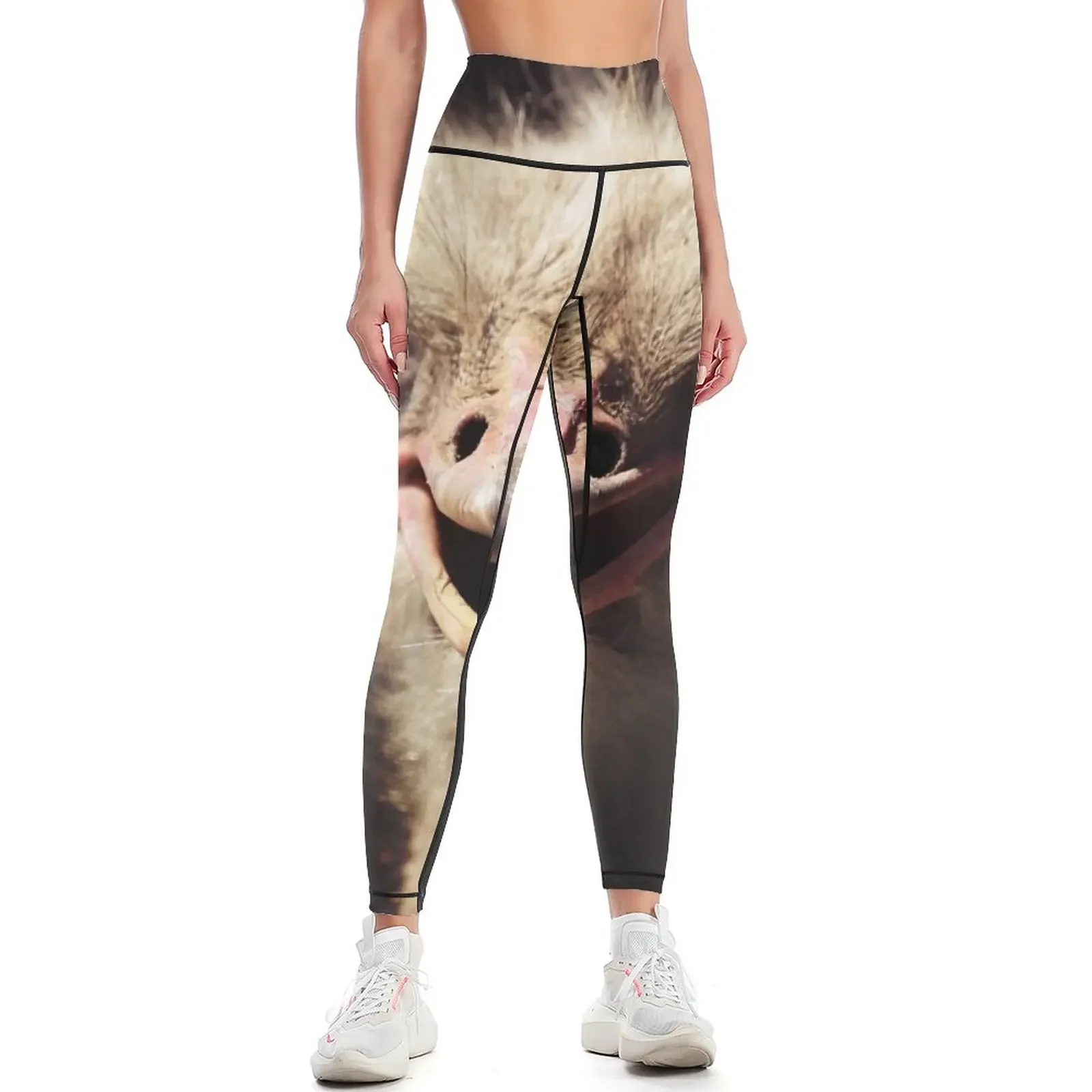 

ostrich Leggings gym sportswear woman Pants sport Womens Leggings