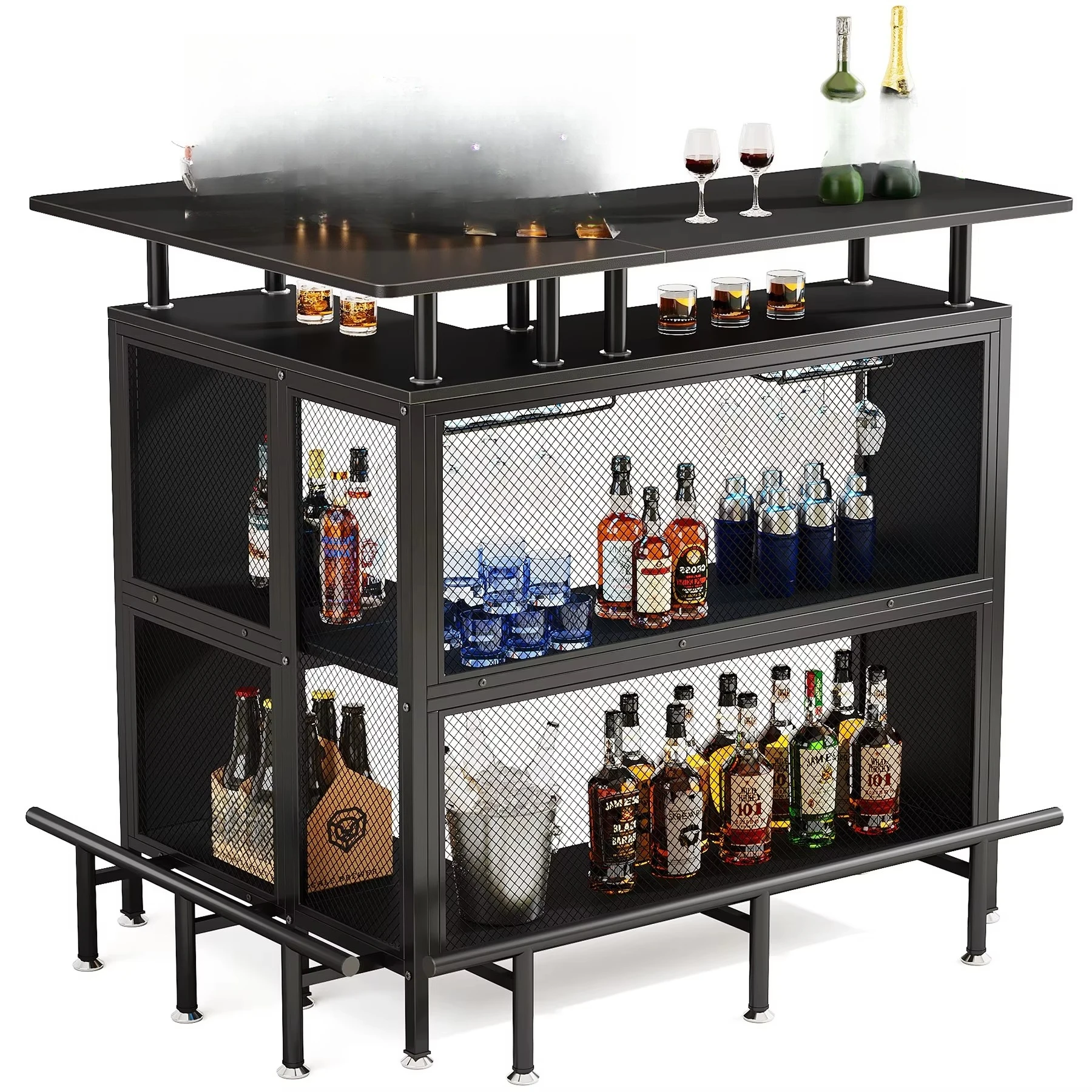 Shaped Family Bar Unit Corner Mini  r Cabinet Family Bar Holiday   Table