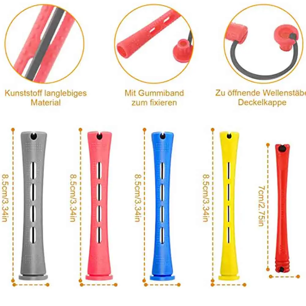 

Набор для укладки волос: 60 рулонов для завивки, бигуди для парикмахерских, комплект для укладки волос