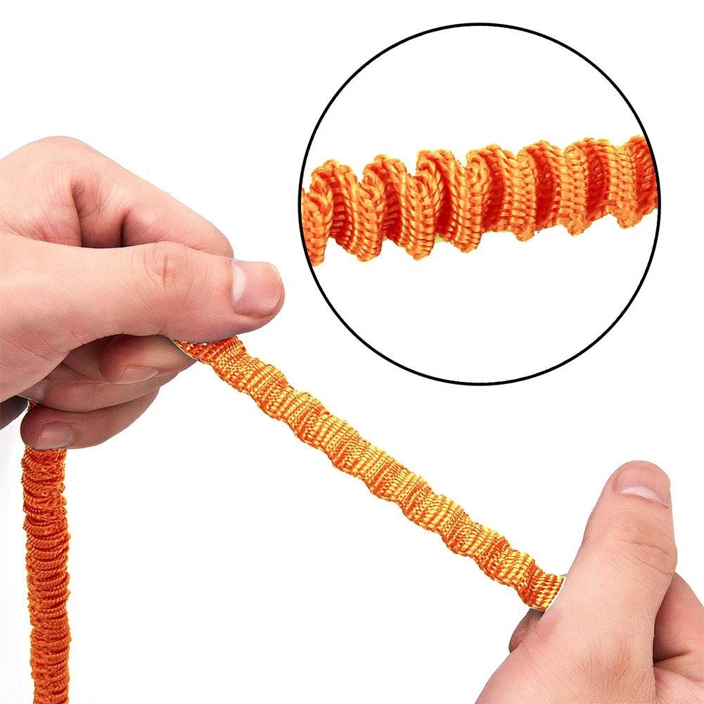 Correa de remo para Kayak, cuerda de paleta elástica ajustable para Kayak, cordón en espiral estirable para canoing, pesca, canotaje