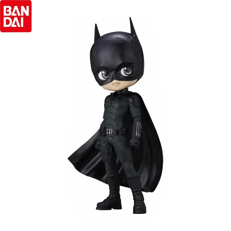 

Bandai Bruce Wayne Batman Justice League Qposket Anime Kids Toys Genuine Kawaii Doll Anime Figure Action Toys Model