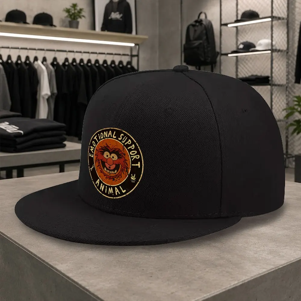 New Style String Puppet Animal Unisex Versatile Flat Brim Baseball Cap, Hip-Hop Cap, Duckbill Cap, Suitable for Short Trips, Dai