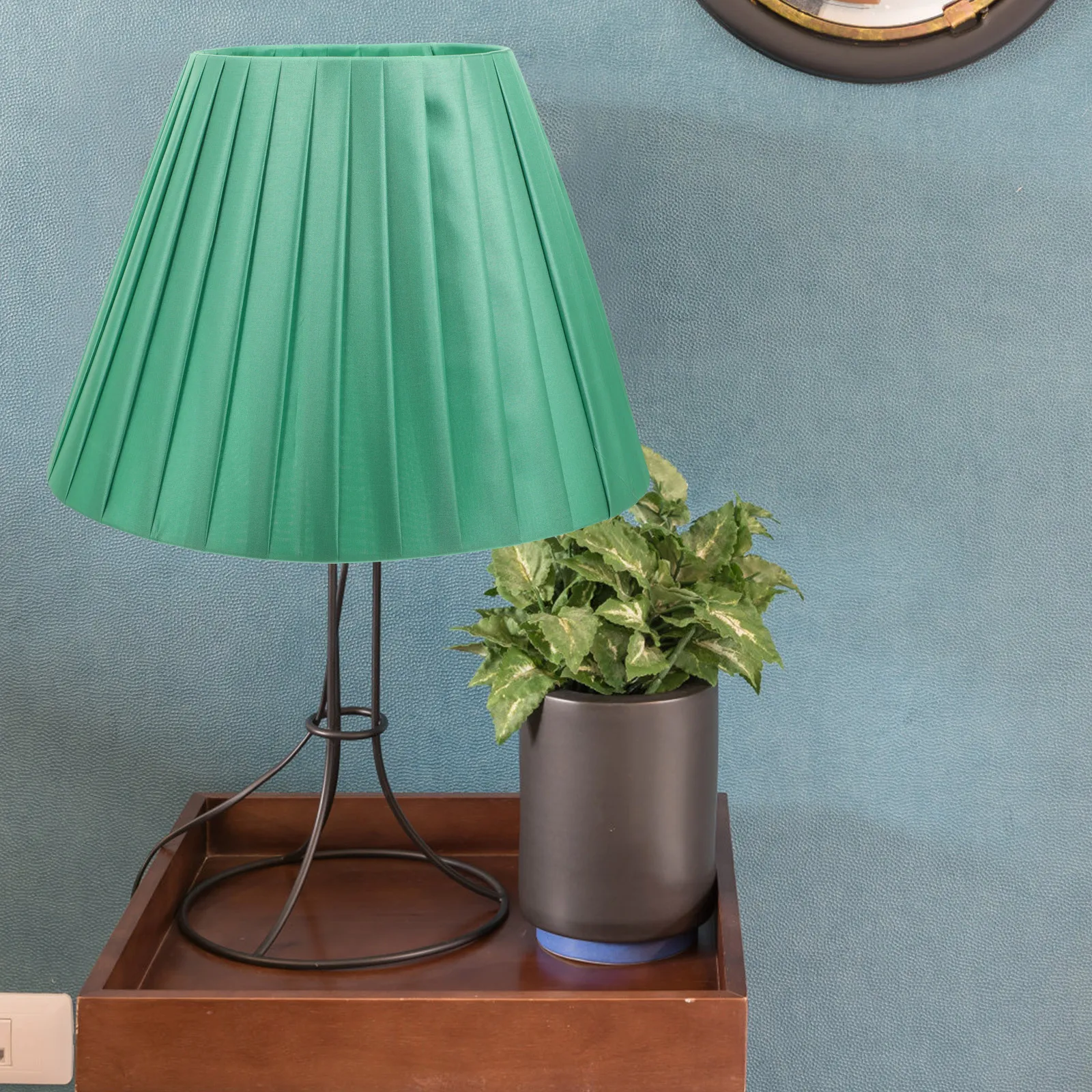 

Pleated Cloth Lamp Shade Elegant Design Soft Light Table Floor Bedside Lampshade Replacement Cover Decorative Sturdy Practical