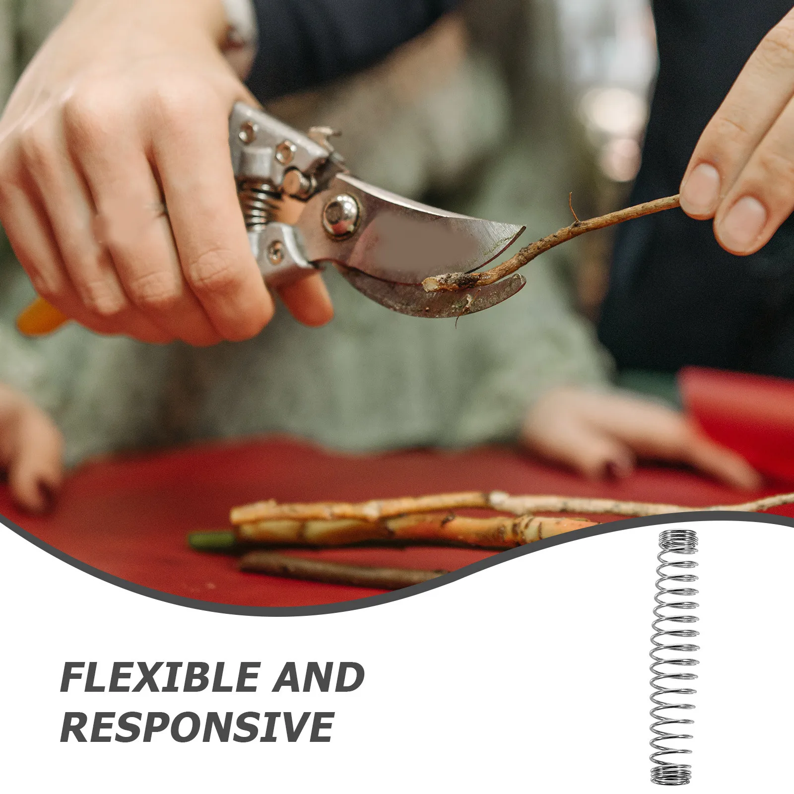 

3pcs Garden Pruners Replacement Springs Stainless Steel Pruning Shears Parts For Hand Pruners Trimming Tools Durable Spring