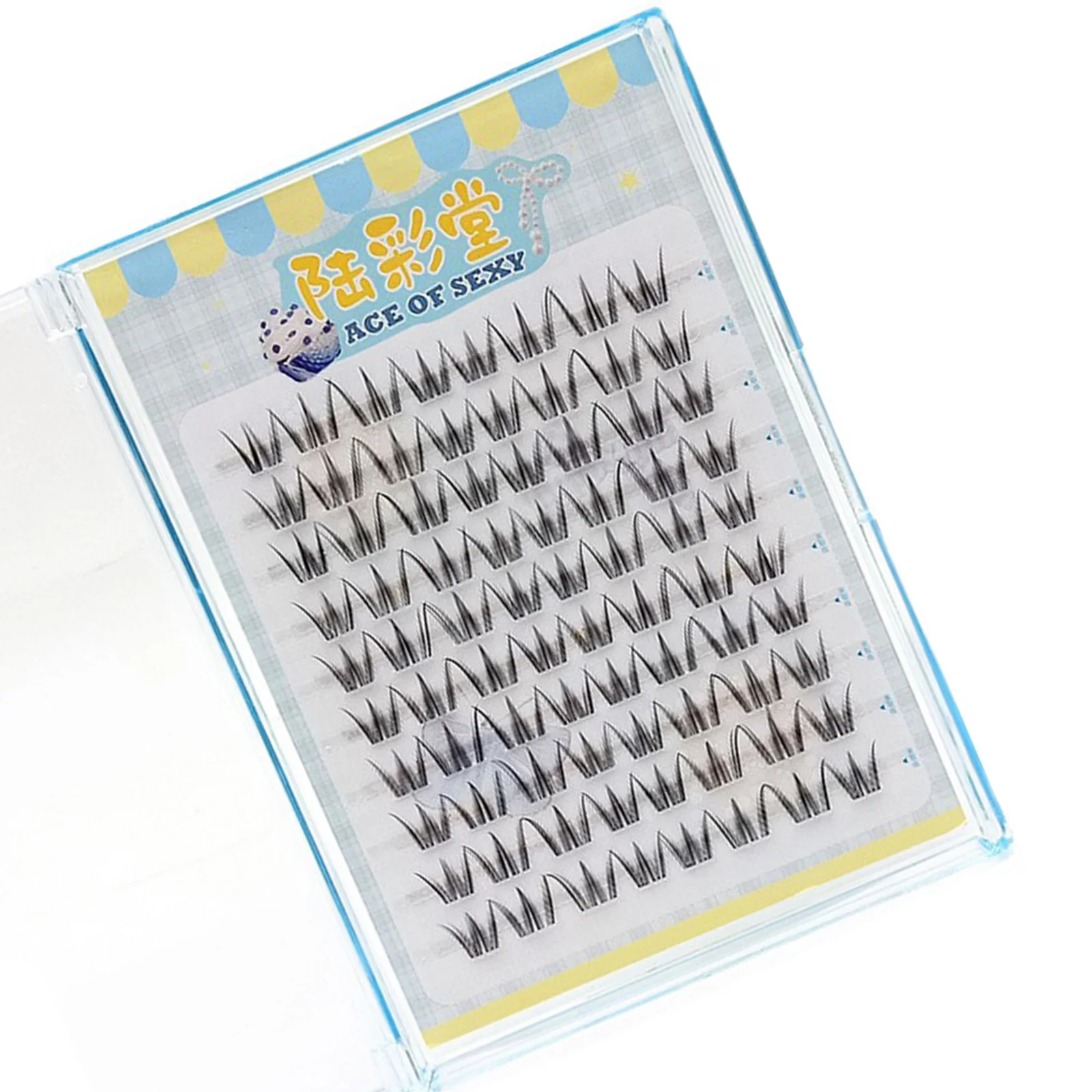 Synthetic Lash Extensions Volumizing False Eyelashes for Daily Wear Natural Curly DIY Upper Lashes Soft Fluffy Reusable