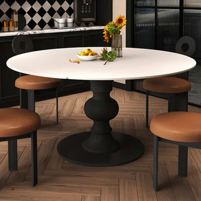 

Luxury Dining Table Kitchen Service Reception Tables Designer Elegant Multifunction Home Furniture Muebles Rooms Sedentary