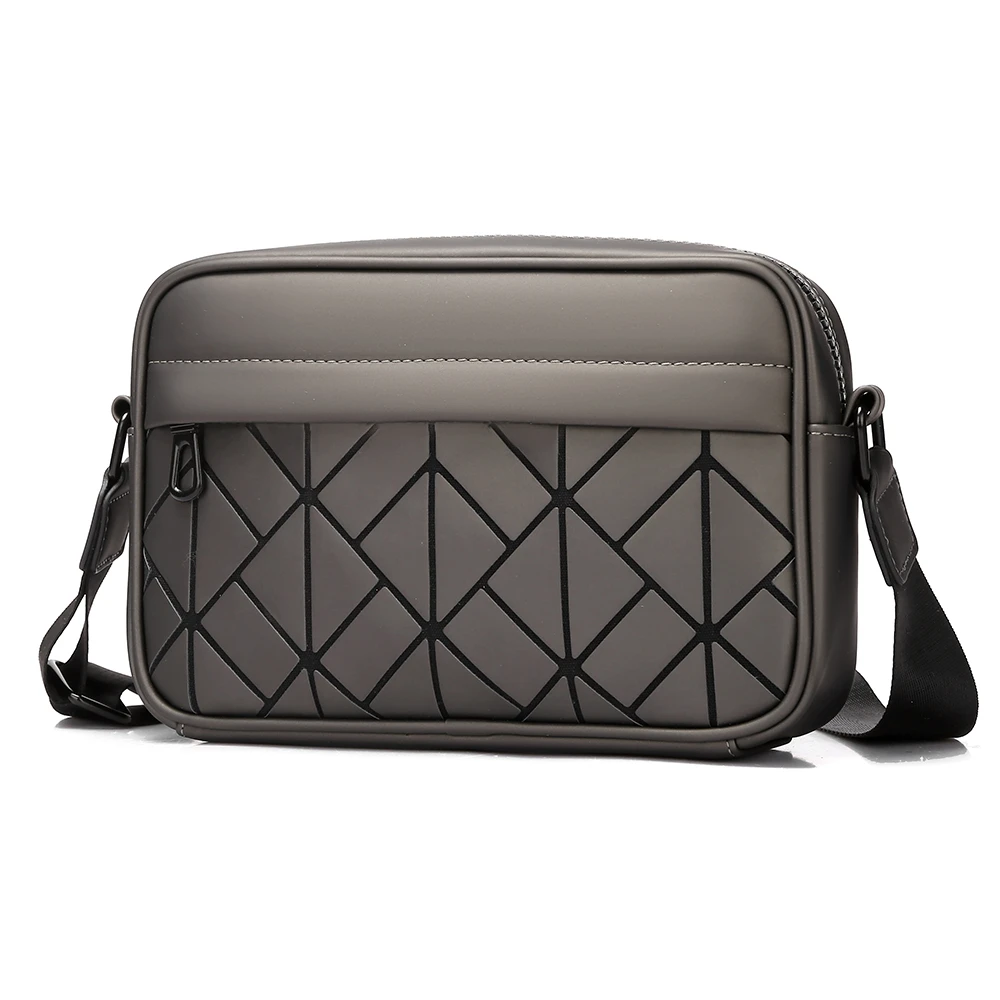 موضة نمط الرجال حقيبة كتف عالية الجودة بولي Leather حقائب جلدية كروسبودي للرجال أنيق أنيق الرجال حقيبة كتف حقيبة الهاتف بولسا #1