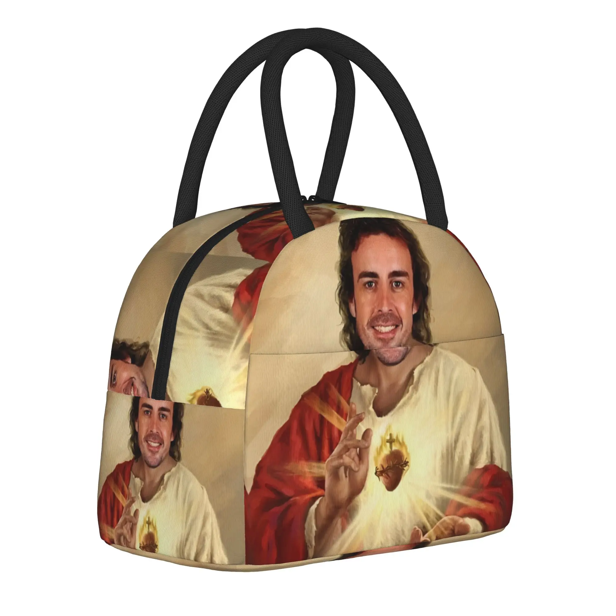 Lunch Box Fernando Alonso Jesucristo Merch  Lunch Food Box New Arrival Thermal Cooler Lunch Box For Outdoor