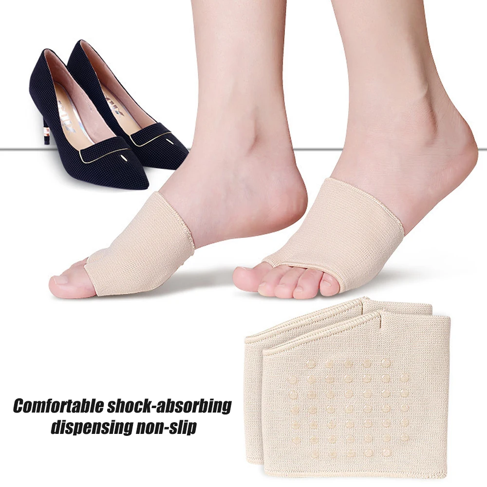 Almohadillas de metatarso para mujer y hombre, cojín de bola para los pies, Mangas de Gel, almohadillas, calcetines suaves para aliviar el dolor de