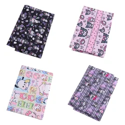 Sanrio Kuromi My Melody Polyester Cotton Fabric Sewing Material Clothes Dress Decor DIY Patchwork Quilting Material