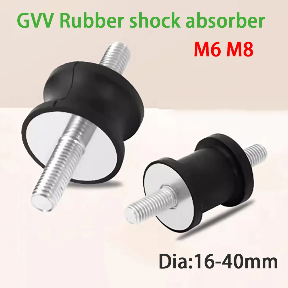 Shock Absorber M6 M8 Male-Male Thread Rubber Shock Absorber Crash