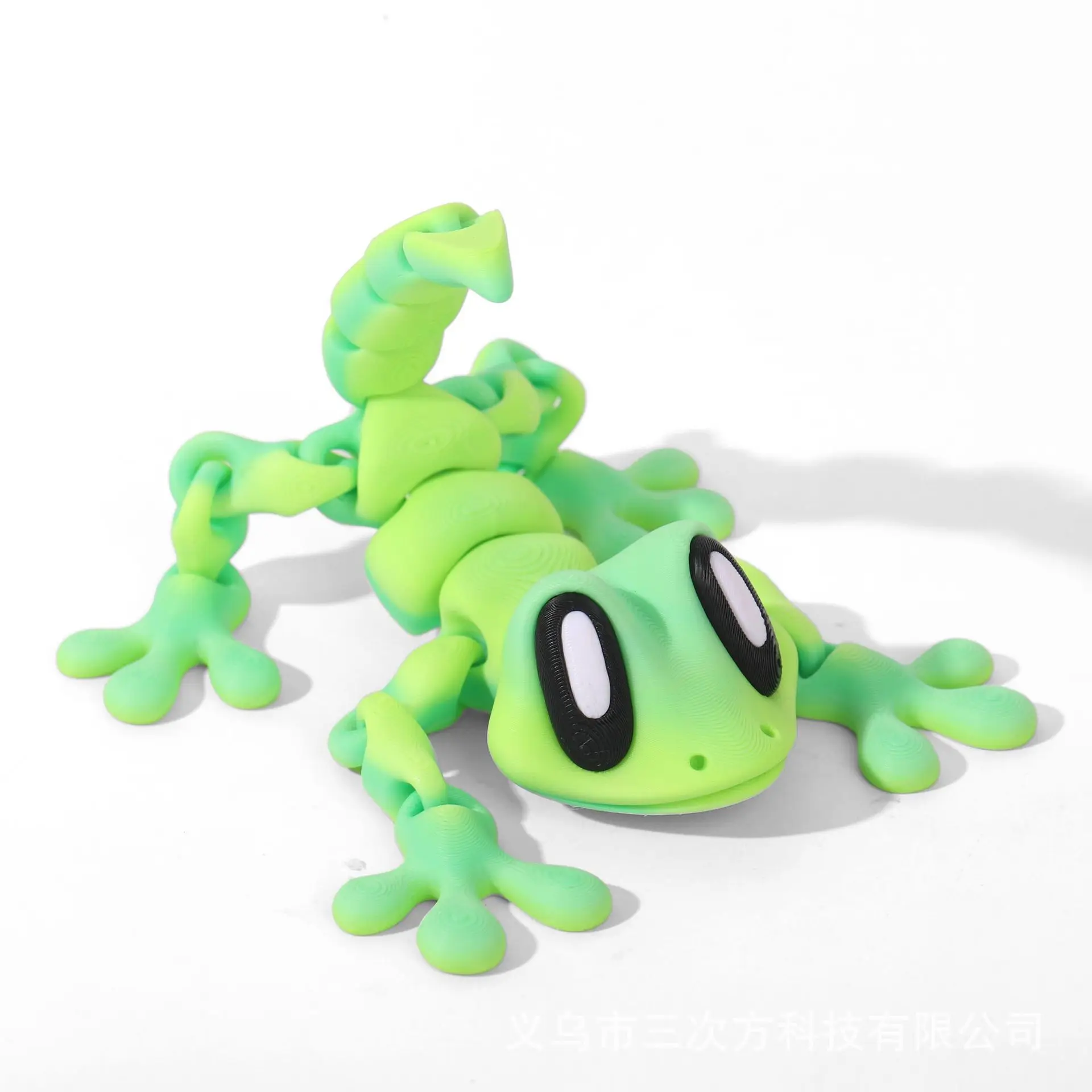 3D 프린팅 시뮬레이션 Gecko 피규어 장난감 모델, 창의적인 데스크탑 장식 장식품, 조인트 이동식 곤충 Gecko 어린이 선물, 신제품