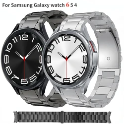 Lightweigh titanium alloy strap For Samsung Galaxy watch 6 5 4 44mm 40mm business wristband For Watch 6 4 Classic 47mm 43mm 46mm