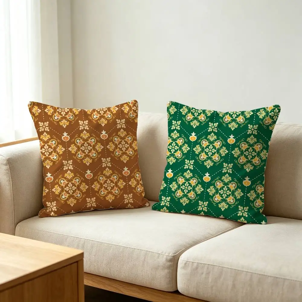 Fashion Ukrainian Pattern Throw Pillow Cover Neutral Decor Cushion Cover Soft Sofa Couch Bed Home Decor Pillow Case