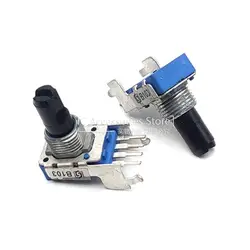 2PCS RK11K Single Potentiometer 4 Pin B10K B103 B50K B503 Amplifier Audio Volume Mixer Potentiometer Shaft Length 15MM