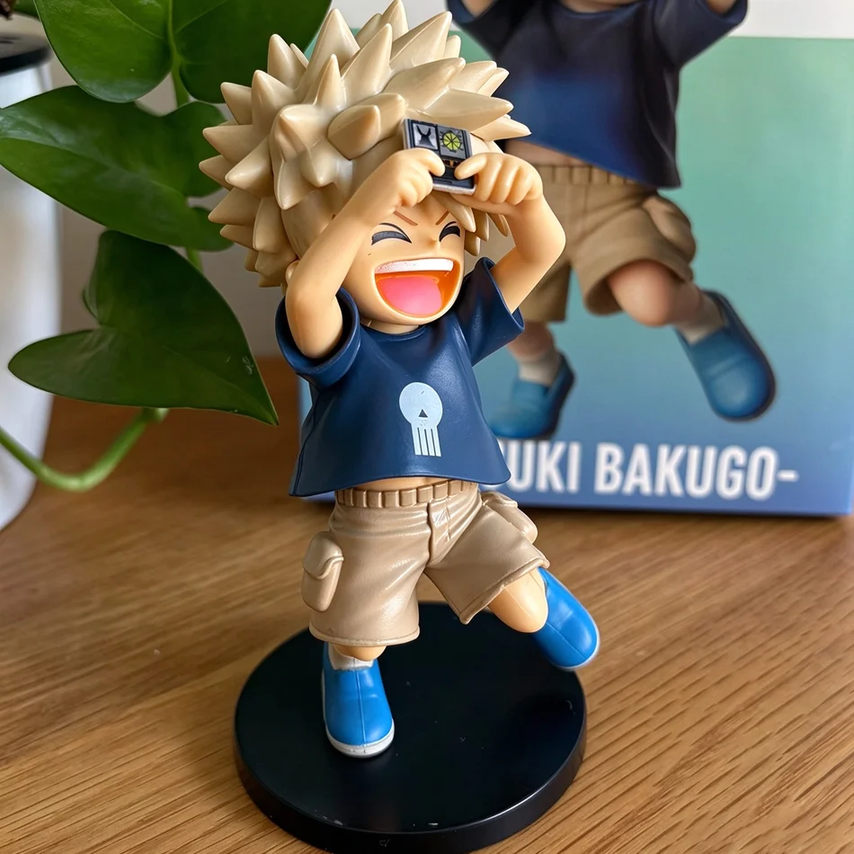 Set de figuras de la infancia de My Hero Academia: Izuku y Bakugo, figura de anime, decoración para escritorio, modelo coleccionable, regalo para los amantes del anime.