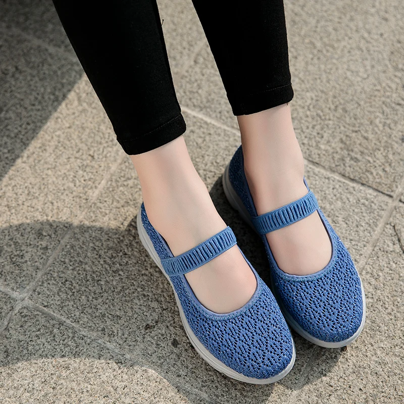 STRONGSHEN Summer Women Hollow Breathable Flat Shoes Lightweight Casual Vulcanized Walking Shoes Tenis Feminino Zapatillas Mujer