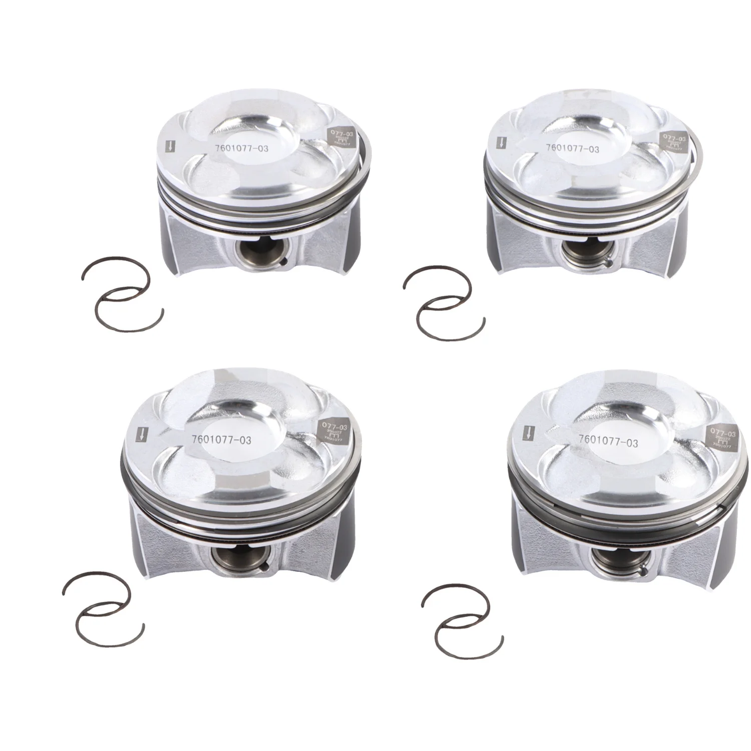 STD 77mm 11257601181 4PC N13B16 N18B16 Engine Pistons&Rings For 10-16 MINI Cooper Countryman Paceman Car Accessories Parts