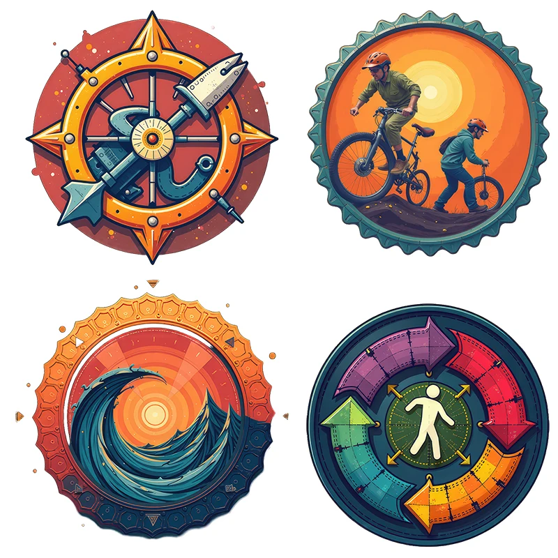 Three Ratels CF80 Time Label Art Wall Stickers for home decoration car decals