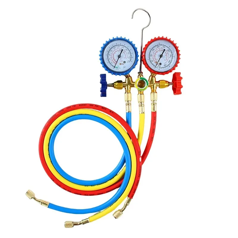 

Манометр для кондиционера 536G плюс двойной манометр для жидкости, клапан R22 R134, хладагент, плюс бытовой автомобильный кондиционер